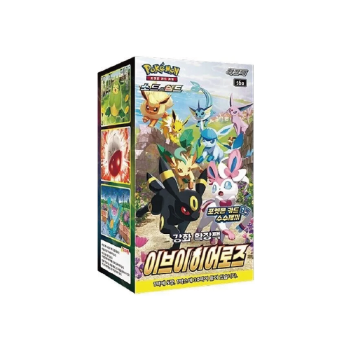 Pokemon Card Game Sword & Shield Eevee Heroes Booster Box Korean